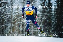 03.12.2021, Lillehammer, Norway (NOR): James Clinton Schoonmaker (USA) - FIS world cup cross-country, individual sprint, Lillehammer (NOR). www.nordicfocus.com. © Modica/NordicFocus. Every downloaded picture is fee-liable.