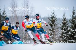 03.12.2021, Lillehammer, Norway (NOR): Even Northug (NOR), Kevin Bolger (USA), Haavard Solaas Taugboel (NOR), Johannes Hoesflot Klaebo (NOR), (l-r)  - FIS world cup cross-country, individual sprint, Lillehammer (NOR). www.nordicfocus.com. © Modica/NordicFocus. Every downloaded picture is fee-liable.