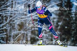 03.12.2021, Lillehammer, Norway (NOR): Katharine Ogden (USA) - FIS world cup cross-country, individual sprint, Lillehammer (NOR). www.nordicfocus.com. © Modica/NordicFocus. Every downloaded picture is fee-liable.