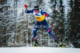 03.12.2021, Lillehammer, Norway (NOR): Logan Hanneman (USA) - FIS world cup cross-country, individual sprint, Lillehammer (NOR). www.nordicfocus.com. © Modica/NordicFocus. Every downloaded picture is fee-liable.