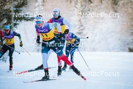 03.12.2021, Lillehammer, Norway (NOR): Pia Fink (GER), Lotta Udnes Weng (NOR), Kathrine Rolsted Harsem (NOR), Elisa Brocard (ITA), (l-r)  - FIS world cup cross-country, individual sprint, Lillehammer (NOR). www.nordicfocus.com. © Modica/NordicFocus. Every downloaded picture is fee-liable.