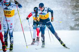 03.12.2021, Lillehammer, Norway (NOR): Gustaf Berglund (SWE), Paal Golberg (NOR), Even Northug (NOR), (l-r)  - FIS world cup cross-country, individual sprint, Lillehammer (NOR). www.nordicfocus.com. © Modica/NordicFocus. Every downloaded picture is fee-liable.