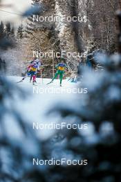 03.12.2021, Lillehammer, Norway (NOR): Maiken Caspersen Falla (NOR), Anikken Gjerde Alnaes (NOR), (l-r)  - FIS world cup cross-country, individual sprint, Lillehammer (NOR). www.nordicfocus.com. © Modica/NordicFocus. Every downloaded picture is fee-liable.
