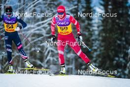 03.12.2021, Lillehammer, Norway (NOR): Novie Mccabe (USA), Veronika Stepanova (RUS), (l-r)  - FIS world cup cross-country, individual sprint, Lillehammer (NOR). www.nordicfocus.com. © Modica/NordicFocus. Every downloaded picture is fee-liable.