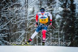 03.12.2021, Lillehammer, Norway (NOR): Erik Valnes (NOR) - FIS world cup cross-country, individual sprint, Lillehammer (NOR). www.nordicfocus.com. © Modica/NordicFocus. Every downloaded picture is fee-liable.