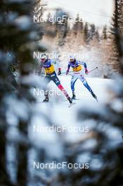 03.12.2021, Lillehammer, Norway (NOR): Mathilde Myhrvold (NOR), Louise Lindstroem (SWE), (l-r)  - FIS world cup cross-country, individual sprint, Lillehammer (NOR). www.nordicfocus.com. © Modica/NordicFocus. Every downloaded picture is fee-liable.