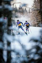 03.12.2021, Lillehammer, Norway (NOR): Jessie Diggins (USA), Katerina Janatova (CZE), (l-r)  - FIS world cup cross-country, individual sprint, Lillehammer (NOR). www.nordicfocus.com. © Modica/NordicFocus. Every downloaded picture is fee-liable.