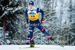 03.12.2021, Lillehammer, Norway (NOR): James Clinton Schoonmaker (USA) - FIS world cup cross-country, individual sprint, Lillehammer (NOR). www.nordicfocus.com. © Modica/NordicFocus. Every downloaded picture is fee-liable.