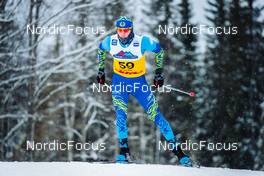 03.12.2021, Lillehammer, Norway (NOR): Nail Bashmakov (KAZ) - FIS world cup cross-country, individual sprint, Lillehammer (NOR). www.nordicfocus.com. © Modica/NordicFocus. Every downloaded picture is fee-liable.