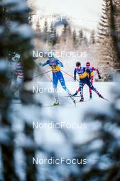 03.12.2021, Lillehammer, Norway (NOR): Maja Dahlqvist (SWE), Anamarija Lampic (SLO), Hannah Halvorsen (USA), Tatiana Sorina (RUS), (l-r)  - FIS world cup cross-country, individual sprint, Lillehammer (NOR). www.nordicfocus.com. © Modica/NordicFocus. Every downloaded picture is fee-liable.