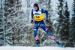 03.12.2021, Lillehammer, Norway (NOR): Kevin Bolger (USA) - FIS world cup cross-country, individual sprint, Lillehammer (NOR). www.nordicfocus.com. © Modica/NordicFocus. Every downloaded picture is fee-liable.