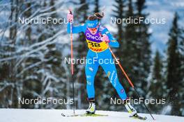 03.12.2021, Lillehammer, Norway (NOR): Lucia Scardoni (ITA) - FIS world cup cross-country, individual sprint, Lillehammer (NOR). www.nordicfocus.com. © Modica/NordicFocus. Every downloaded picture is fee-liable.