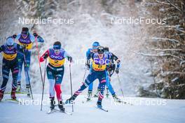 03.12.2021, Lillehammer, Norway (NOR): Julia Kern (USA), Jasmin Kahara (FIN), Tiril Udnes Weng (NOR), Jessie Diggins (USA), (l-r)  - FIS world cup cross-country, individual sprint, Lillehammer (NOR). www.nordicfocus.com. © Modica/NordicFocus. Every downloaded picture is fee-liable.