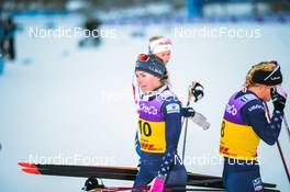03.12.2021, Lillehammer, Norway (NOR): Rosie Brennan (USA), Jessie Diggins (USA), (l-r)  - FIS world cup cross-country, individual sprint, Lillehammer (NOR). www.nordicfocus.com. © Modica/NordicFocus. Every downloaded picture is fee-liable.