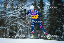 03.12.2021, Lillehammer, Norway (NOR): Katharine Ogden (USA) - FIS world cup cross-country, individual sprint, Lillehammer (NOR). www.nordicfocus.com. © Modica/NordicFocus. Every downloaded picture is fee-liable.