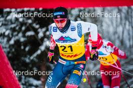 03.12.2021, Lillehammer, Norway (NOR): Johannes Hoesflot Klaebo (NOR) - FIS world cup cross-country, individual sprint, Lillehammer (NOR). www.nordicfocus.com. © Modica/NordicFocus. Every downloaded picture is fee-liable.