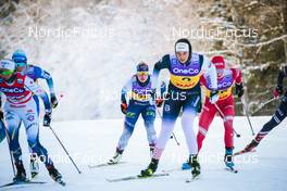03.12.2021, Lillehammer, Norway (NOR): Maja Dahlqvist (SWE), Anamarija Lampic (SLO), Jasmi Joensuu (FIN), Kristine Stavaas Skistad (NOR), Tatiana Sorina (RUS), (l-r)  - FIS world cup cross-country, individual sprint, Lillehammer (NOR). www.nordicfocus.com. © Modica/NordicFocus. Every downloaded picture is fee-liable.