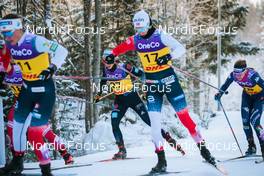 03.12.2021, Lillehammer, Norway (NOR): Hristina Matsokina (RUS), Lotta Udnes Weng (NOR), Pia Fink (GER), Kathrine Rolsted Harsem (NOR), Elisa Brocard (ITA), (l-r)  - FIS world cup cross-country, individual sprint, Lillehammer (NOR). www.nordicfocus.com. © Modica/NordicFocus. Every downloaded picture is fee-liable.
