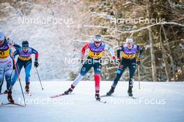 03.12.2021, Lillehammer, Norway (NOR): Emma Ribom (SWE), Laurien Van Der Graaff (SUI), Mathilde Myhrvold (NOR), Victoria Carl (GER), (l-r)  - FIS world cup cross-country, individual sprint, Lillehammer (NOR). www.nordicfocus.com. © Modica/NordicFocus. Every downloaded picture is fee-liable.