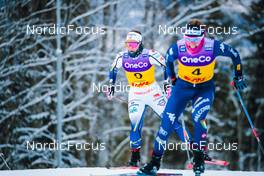 03.12.2021, Lillehammer, Norway (NOR): Johanna Hagstroem (SWE), Elisa Brocard (ITA), (l-r)  - FIS world cup cross-country, individual sprint, Lillehammer (NOR). www.nordicfocus.com. © Modica/NordicFocus. Every downloaded picture is fee-liable.