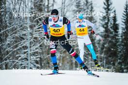 03.12.2021, Lillehammer, Norway (NOR): Michal Novak (CZE), Thomas Helland Larsen (NOR), (l-r)  - FIS world cup cross-country, individual sprint, Lillehammer (NOR). www.nordicfocus.com. © Modica/NordicFocus. Every downloaded picture is fee-liable.