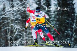03.12.2021, Lillehammer, Norway (NOR): Kamil Bury (POL), Sindre Bjoernestad Skar (NOR), (l-r)  - FIS world cup cross-country, individual sprint, Lillehammer (NOR). www.nordicfocus.com. © Modica/NordicFocus. Every downloaded picture is fee-liable.
