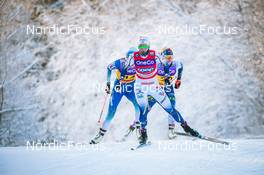 03.12.2021, Lillehammer, Norway (NOR): Anamarija Lampic (SLO), Maja Dahlqvist (SWE), Jasmi Joensuu (FIN), (l-r)  - FIS world cup cross-country, individual sprint, Lillehammer (NOR). www.nordicfocus.com. © Modica/NordicFocus. Every downloaded picture is fee-liable.