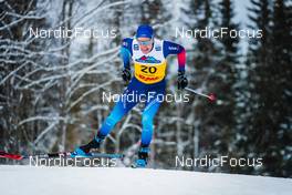 03.12.2021, Lillehammer, Norway (NOR): Erwan Kaeser (SUI) - FIS world cup cross-country, individual sprint, Lillehammer (NOR). www.nordicfocus.com. © Modica/NordicFocus. Every downloaded picture is fee-liable.