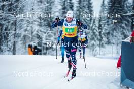 05.12.2021, Lillehammer, Norway (NOR): Ben Ogden (USA) - FIS world cup cross-country, 4x7.5km men, Lillehammer (NOR). www.nordicfocus.com. © Modica/NordicFocus. Every downloaded picture is fee-liable.
