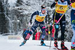 05.12.2021, Lillehammer, Norway (NOR): Jessie Diggins (USA) - FIS world cup cross-country, 4x5km women, Lillehammer (NOR). www.nordicfocus.com. © Modica/NordicFocus. Every downloaded picture is fee-liable.