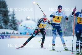 05.12.2021, Lillehammer, Norway (NOR): Pia Fink (GER), Kerttu Niskanen (FIN), Ragnhild Haga (NOR), (l-r)  - FIS world cup cross-country, 4x5km women, Lillehammer (NOR). www.nordicfocus.com. © Modica/NordicFocus. Every downloaded picture is fee-liable.