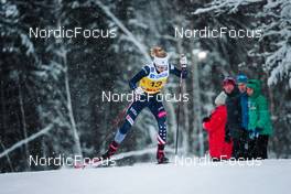 05.12.2021, Lillehammer, Norway (NOR): Sophia Laukli (USA) - FIS world cup cross-country, 4x5km women, Lillehammer (NOR). www.nordicfocus.com. © Modica/NordicFocus. Every downloaded picture is fee-liable.