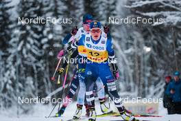 05.12.2021, Lillehammer, Norway (NOR): Ragnhild Haga (NOR), Kerttu Niskanen (FIN), (l-r)  - FIS world cup cross-country, 4x5km women, Lillehammer (NOR). www.nordicfocus.com. © Modica/NordicFocus. Every downloaded picture is fee-liable.