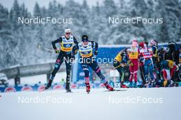 05.12.2021, Lillehammer, Norway (NOR): Victoria Carl (GER), Julia Kern (USA), (l-r)  - FIS world cup cross-country, 4x5km women, Lillehammer (NOR). www.nordicfocus.com. © Modica/NordicFocus. Every downloaded picture is fee-liable.