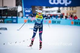 12.12.2021, Davos, Switzerland (SUI): Rosie Brennan (USA) - FIS world cup cross-country, 10km women, Davos (SUI). www.nordicfocus.com. © Modica/NordicFocus. Every downloaded picture is fee-liable.