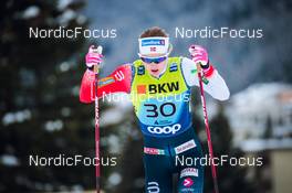 12.12.2021, Davos, Switzerland (SUI): Ingvild Flugstad Oestberg (NOR) - FIS world cup cross-country, 10km women, Davos (SUI). www.nordicfocus.com. © Modica/NordicFocus. Every downloaded picture is fee-liable.