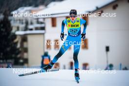 12.12.2021, Davos, Switzerland (SUI): Delphine Claudel (FRA) - FIS world cup cross-country, 10km women, Davos (SUI). www.nordicfocus.com. © Modica/NordicFocus. Every downloaded picture is fee-liable.