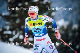 12.12.2021, Davos, Switzerland (SUI): Emma Ribom (SWE) - FIS world cup cross-country, 10km women, Davos (SUI). www.nordicfocus.com. © Modica/NordicFocus. Every downloaded picture is fee-liable.