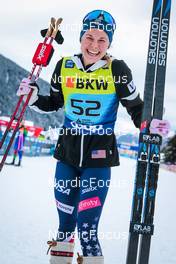 12.12.2021, Davos, Switzerland (SUI): Jessie Diggins (USA) - FIS world cup cross-country, 10km women, Davos (SUI). www.nordicfocus.com. © Modica/NordicFocus. Every downloaded picture is fee-liable.