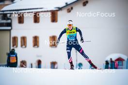 12.12.2021, Davos, Switzerland (SUI): Rosie Brennan (USA) - FIS world cup cross-country, 10km women, Davos (SUI). www.nordicfocus.com. © Modica/NordicFocus. Every downloaded picture is fee-liable.