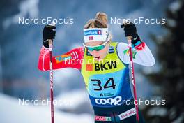 12.12.2021, Davos, Switzerland (SUI): Therese Johaug (NOR) - FIS world cup cross-country, 10km women, Davos (SUI). www.nordicfocus.com. © Modica/NordicFocus. Every downloaded picture is fee-liable.