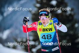 12.12.2021, Davos, Switzerland (SUI): Helene Marie Fossesholm (NOR) - FIS world cup cross-country, 10km women, Davos (SUI). www.nordicfocus.com. © Modica/NordicFocus. Every downloaded picture is fee-liable.