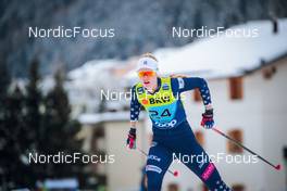 12.12.2021, Davos, Switzerland (SUI): Hailey Swirbul (USA) - FIS world cup cross-country, 10km women, Davos (SUI). www.nordicfocus.com. © Modica/NordicFocus. Every downloaded picture is fee-liable.