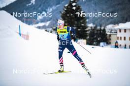 12.12.2021, Davos, Switzerland (SUI): Katharine Ogden (USA) - FIS world cup cross-country, 10km women, Davos (SUI). www.nordicfocus.com. © Modica/NordicFocus. Every downloaded picture is fee-liable.