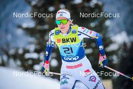 12.12.2021, Davos, Switzerland (SUI): Anna Dyvik (SWE) - FIS world cup cross-country, 10km women, Davos (SUI). www.nordicfocus.com. © Modica/NordicFocus. Every downloaded picture is fee-liable.
