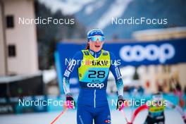 12.12.2021, Davos, Switzerland (SUI): Anamarija Lampic (SLO) - FIS world cup cross-country, 10km women, Davos (SUI). www.nordicfocus.com. © Modica/NordicFocus. Every downloaded picture is fee-liable.