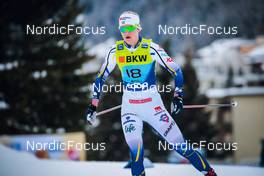 12.12.2021, Davos, Switzerland (SUI): Maja Dahlqvist (SWE) - FIS world cup cross-country, 10km women, Davos (SUI). www.nordicfocus.com. © Modica/NordicFocus. Every downloaded picture is fee-liable.