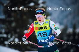 12.12.2021, Davos, Switzerland (SUI): Helene Marie Fossesholm (NOR) - FIS world cup cross-country, 10km women, Davos (SUI). www.nordicfocus.com. © Modica/NordicFocus. Every downloaded picture is fee-liable.