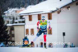 12.12.2021, Davos, Switzerland (SUI): Ingvild Flugstad Oestberg (NOR) - FIS world cup cross-country, 10km women, Davos (SUI). www.nordicfocus.com. © Modica/NordicFocus. Every downloaded picture is fee-liable.