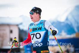 12.12.2021, Davos, Switzerland (SUI): Simen Hegstad Krueger (NOR) - FIS world cup cross-country, 15km men, Davos (SUI). www.nordicfocus.com. © Modica/NordicFocus. Every downloaded picture is fee-liable.